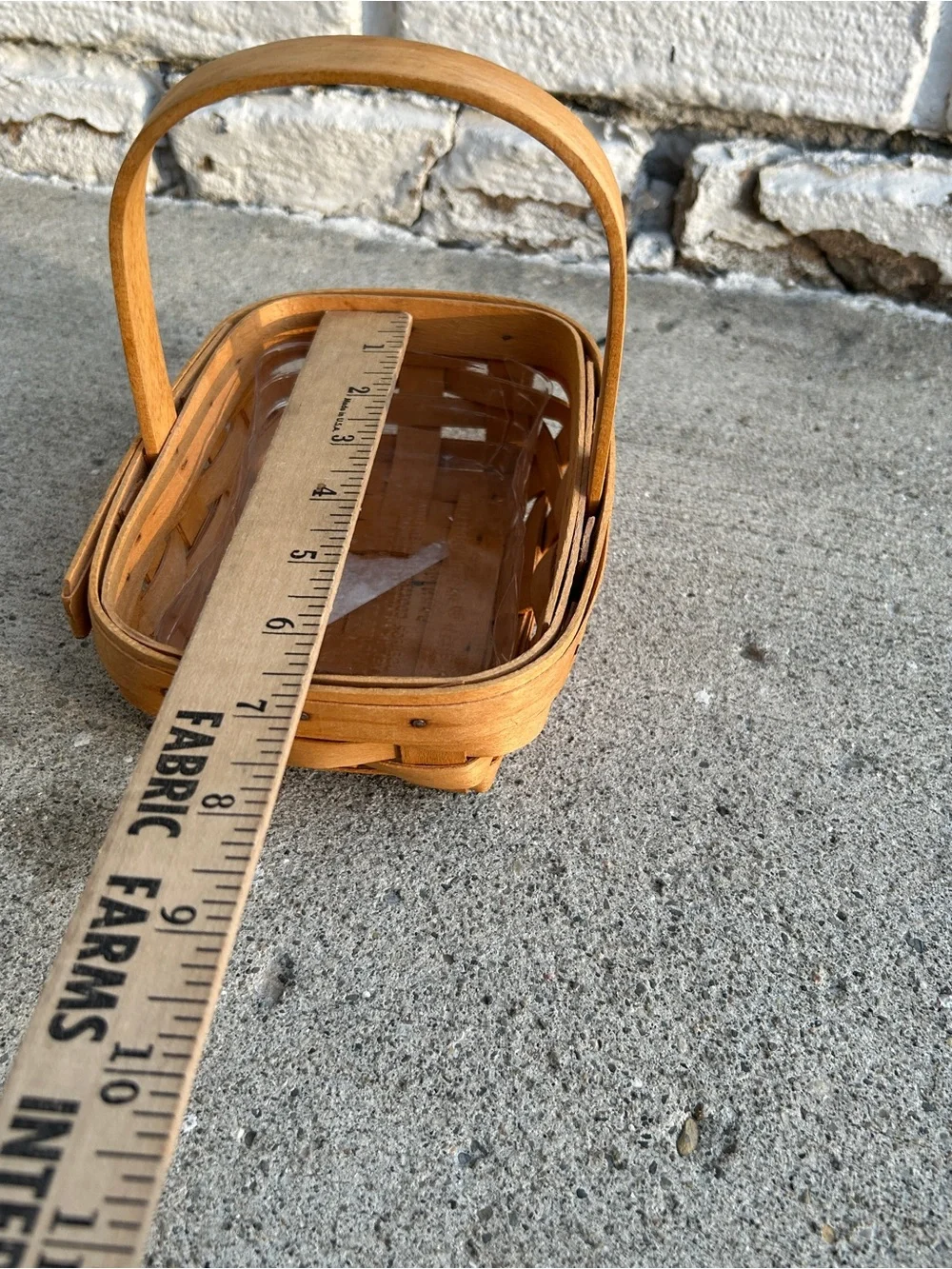 1996 Handwowen Longaberger Basket.  American Cancer Society